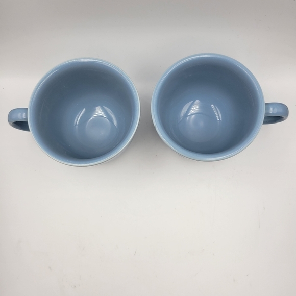 Fiesta Homer Laughlin Periwinkle Blue Coffee Mugs - Set of 2 - Picture 2 of 5